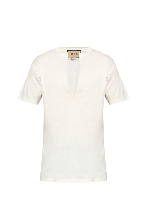 Пробник парфумів gucci bloom - shirt with open neck Gucci -  SchaferandweinerShops Japan - Cream T